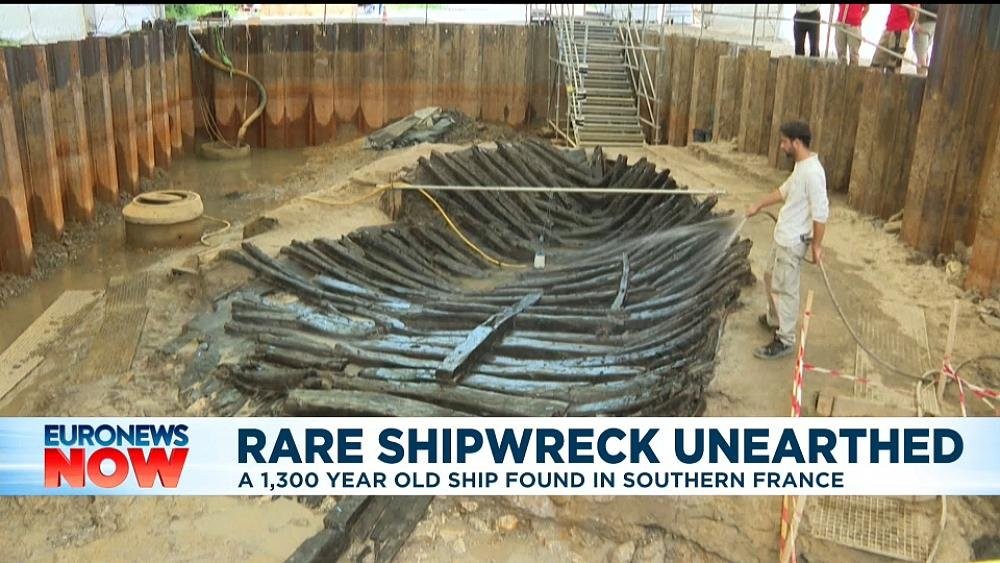 Archaeologists discover 1,300-year-old shipwreck in southwest France