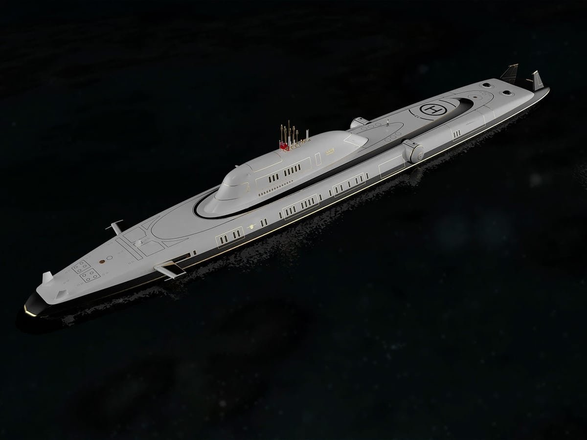 Inside the World’s First $3 Billion Luxury Super Submarine