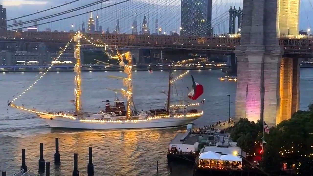 Mexican Navy sailboat crashes into Brooklyn Bridge, multiple injuries reported: Officials
