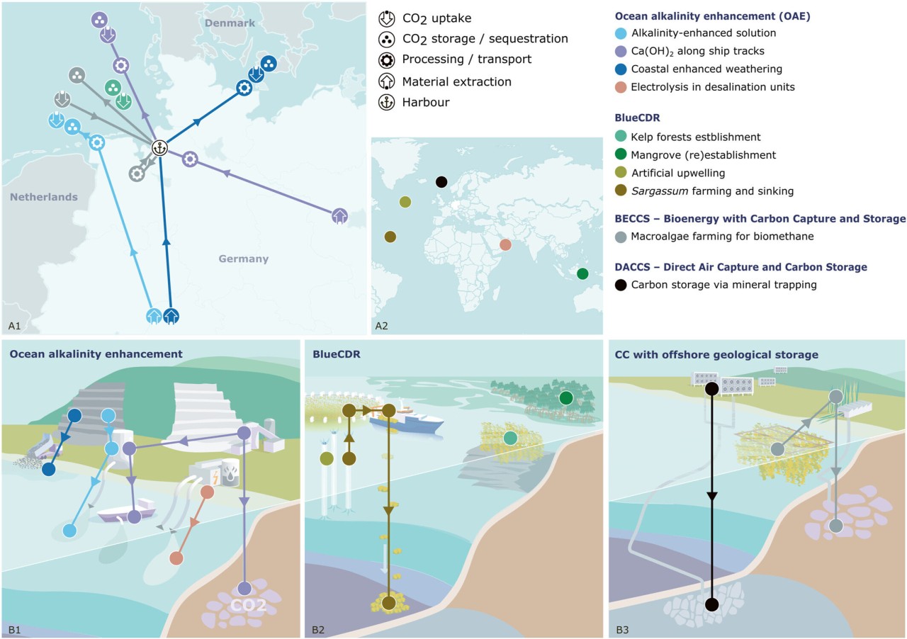 Hard-to-avoid emissions: Study finds limited potential for marine carbon dioxide removal in Germany's seas