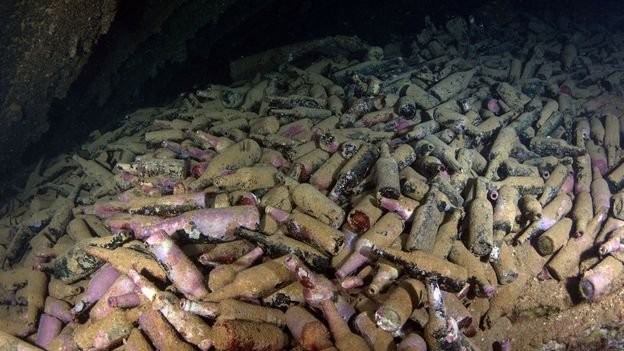 The treasure inside beer lost in a shipwreck 120 years ago