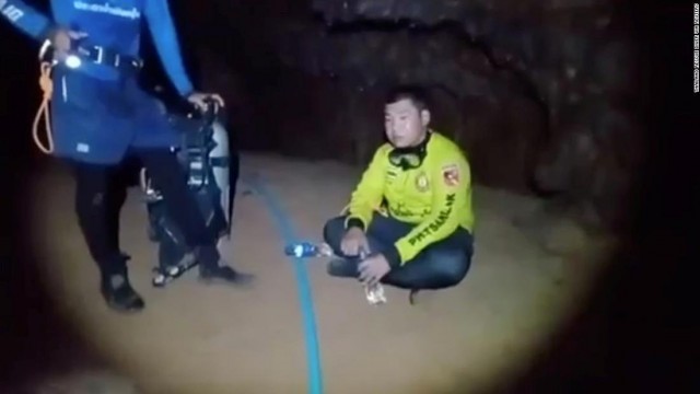 Buddhist monk rescued from flooded cave after being trapped for days