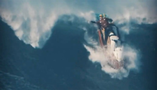This Nazaré JetSki Wipeout Could Have Ended Really Badly
