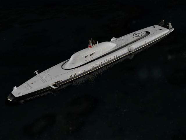 Inside the World’s First $3 Billion Luxury Super Submarine