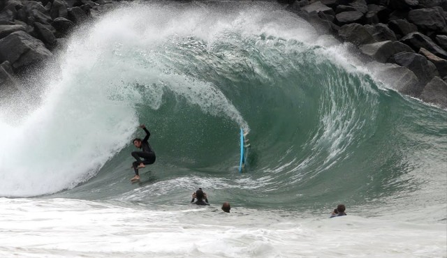 3 Minutes of Surfers Taking Absolute Beatings at the Wedge
